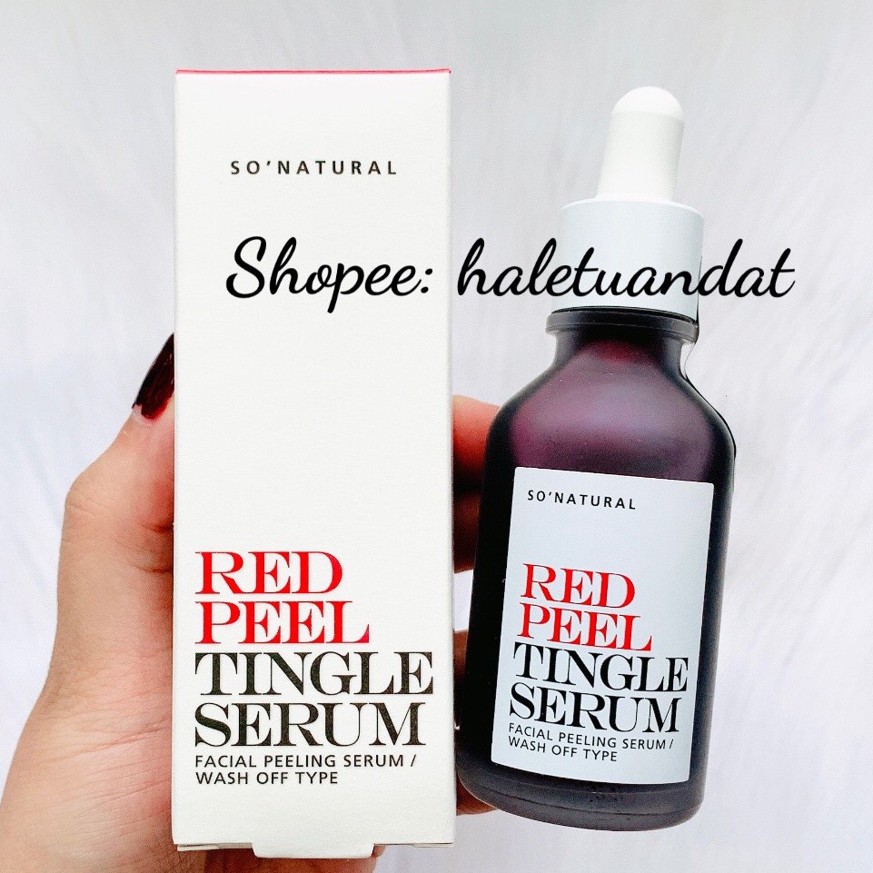 Red Peel Tingle Serum - Thay mới tái tạo làn da khỏe mạnh