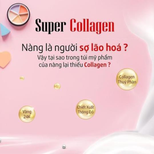Serum Super Collagen Linh Hương Giúp Da Trắng Căng Bóng, Chống Lão Hóa làm mờ vết nhăn khiến da căng mịn màng tươi trẻ