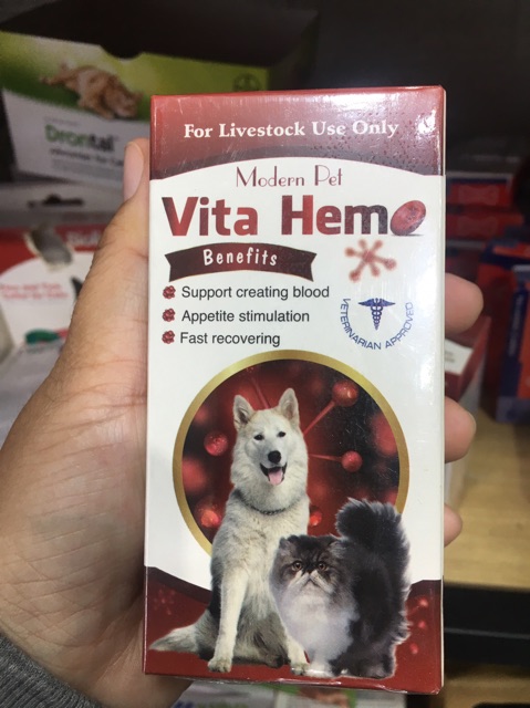 Vita Hemo - Siro bổ máu, kích thích thèm ăn cho chó mèo