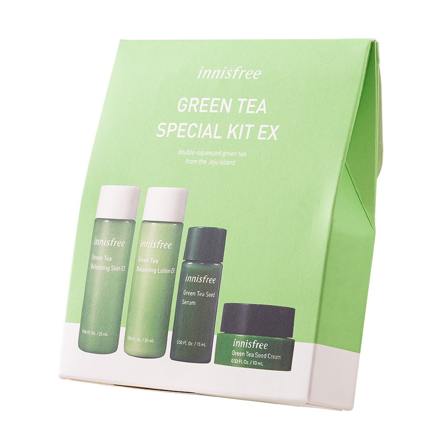 Bộ 4 Món Dưỡng Ẩm Innisfree Green Tea Special Kit EX ( mẫu mới nhất )