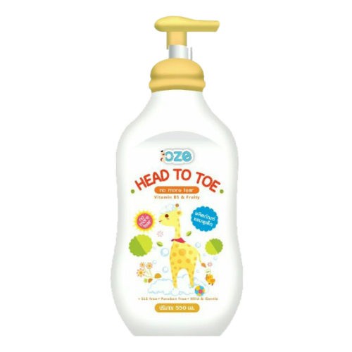 Sữa tắm gội trẻ em OZE Ultra Mild Head To Toe 550ml