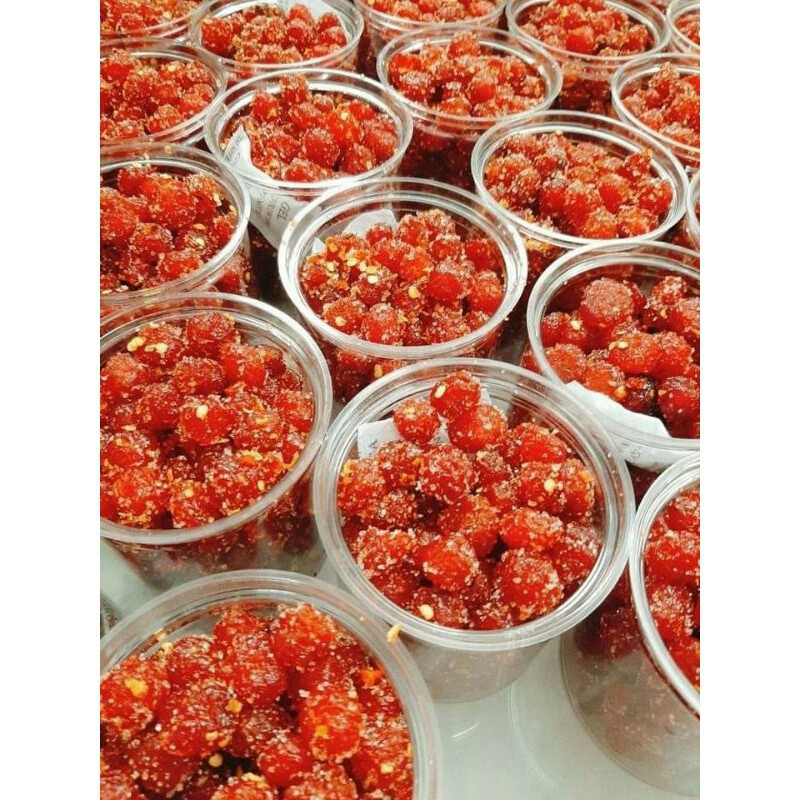 Chùm ruột sấy chanh muối Lon 500gr (NCFOOD)