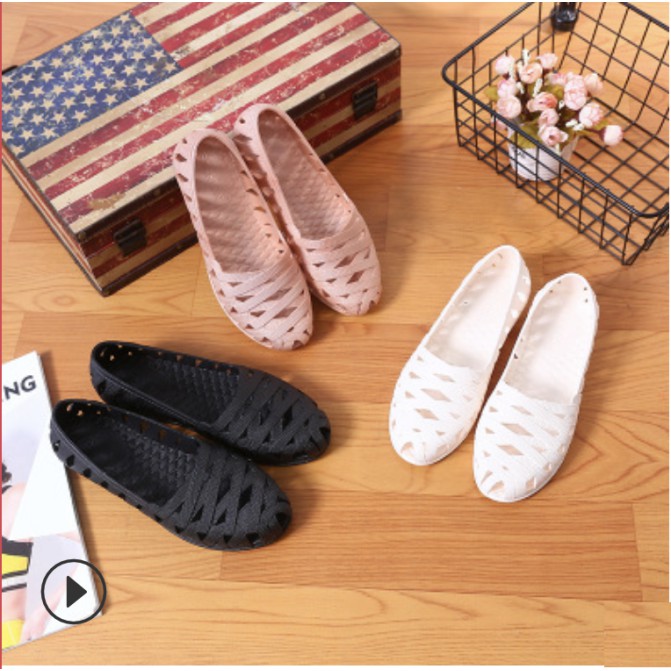 Giày Đi Mưa Thời Trang Nữ Siêu Dễ Thương Dạng Đan Ô | BigBuy360 - bigbuy360.vn