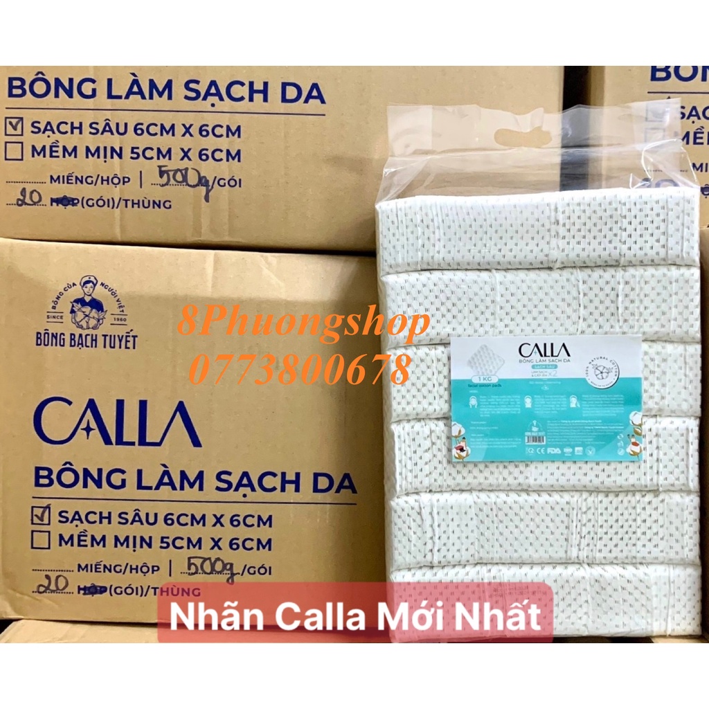 Bông Tẩy Trang Merilynn Bông Bạch Tuyết Hạt Massage Gói 1kg