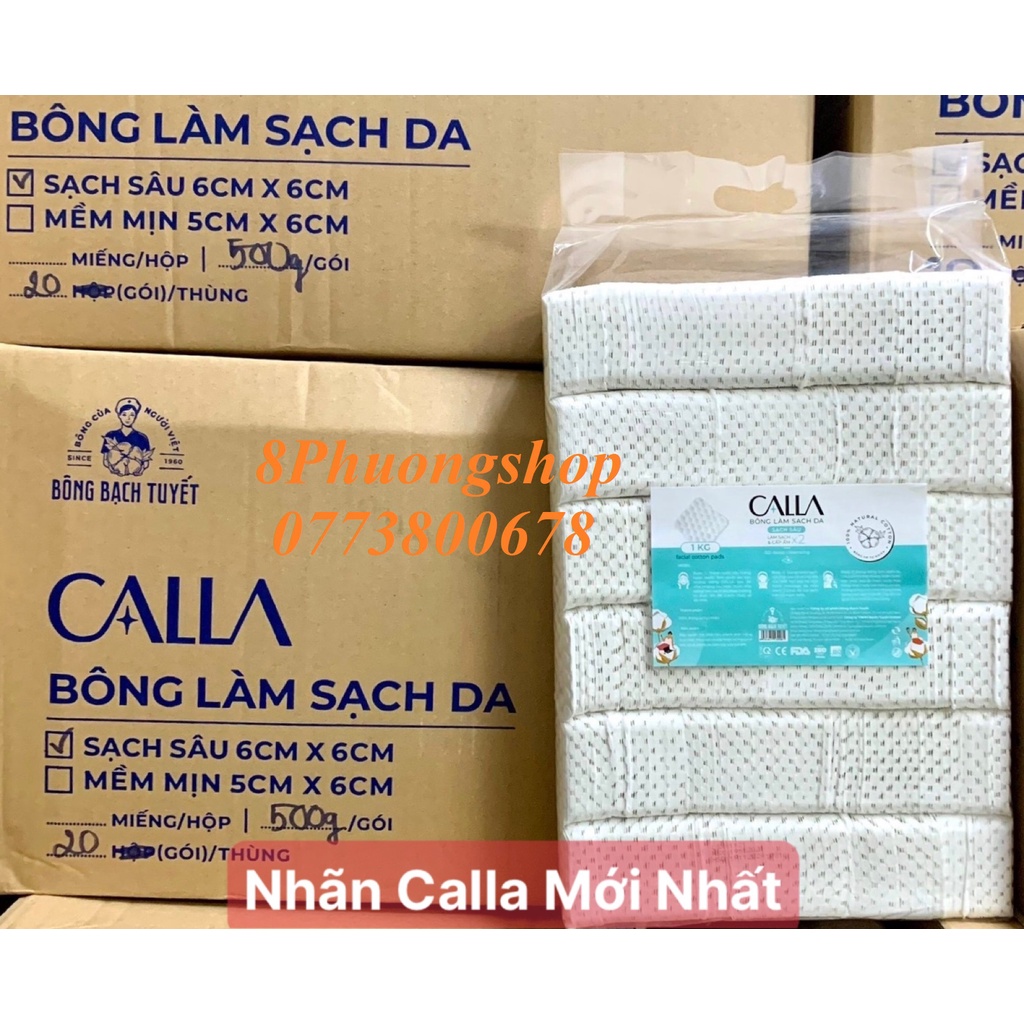 Combo 6kg bông tẩy trang Merilynn ( gói 1kg ) - Bông Bạch Tuyết