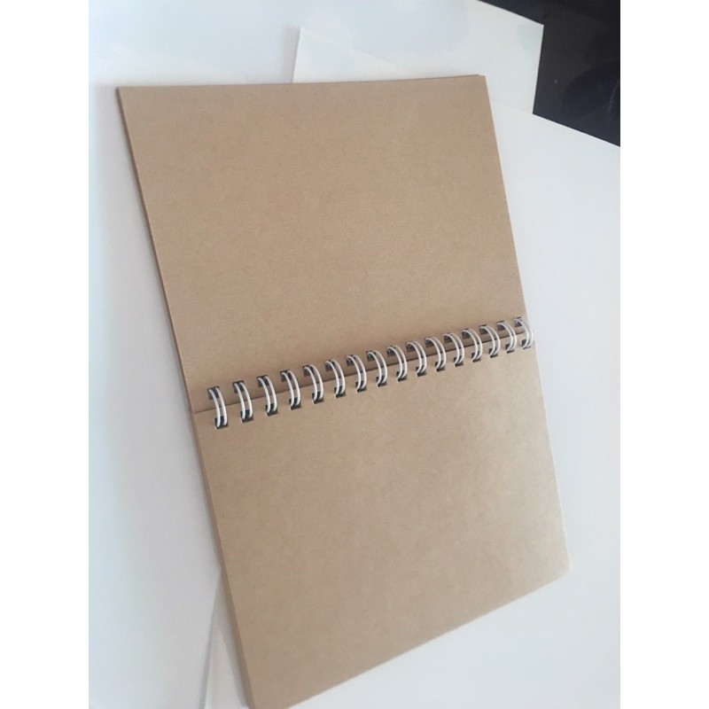 Sổ tay A6 , ruột giấy kraft định lượng 70gsm