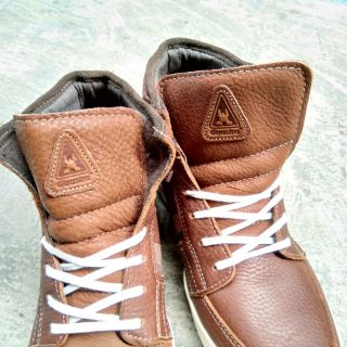 giầy boot nam da thật