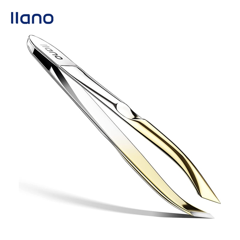 Nhíp LLANO chất liệu thép không gỉ chuyên dụng gỡ mi giả/tỉa chân mày