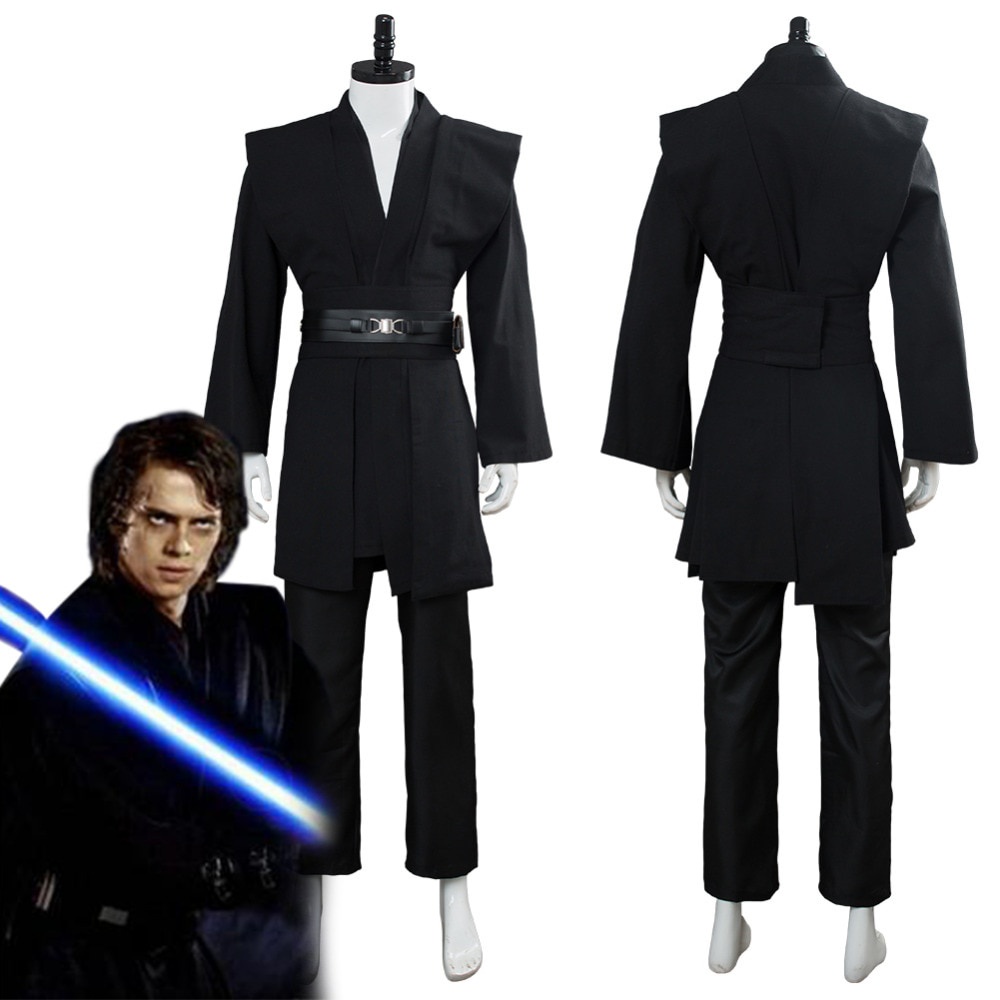 Áo Choàng Đen Hoá Trang Chiến Binh Jedi Trong Star Wars