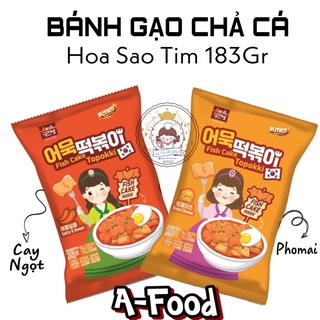 sale 70% gói to 183gr BÁNH GẠO CHẢ CÁ HOA SAO TIM (Date 8, 9,10,11 /23)