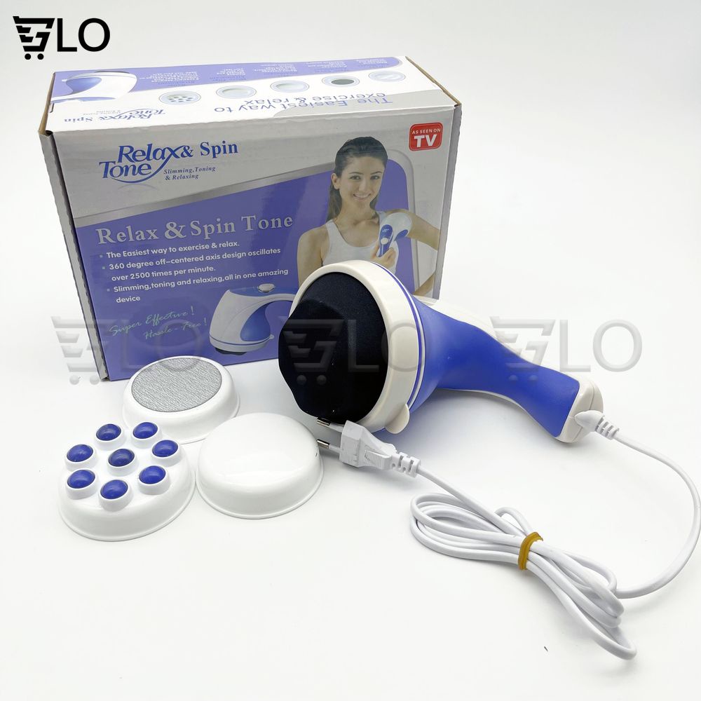 Máy Massage Cầm Tay Relax &amp; Spin Tone 5 Đầu
