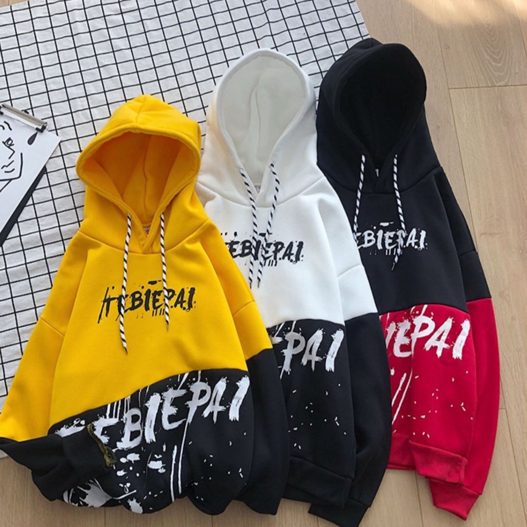 ÁO HOODIE unisex phối in TEBIEPAI | BigBuy360 - bigbuy360.vn
