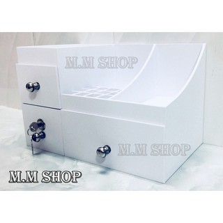 KỆ TỦ MỸ PHẨM KOOL CÓ KHÓA TỦ SIZE 35CM