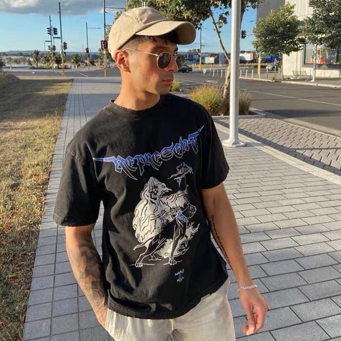 Áo Thun Nam Nữ Form Unisex Rộng Rãi Chất Liệu 100% Cotton Cao Cấp Represent “TATTOO” VINTAGE