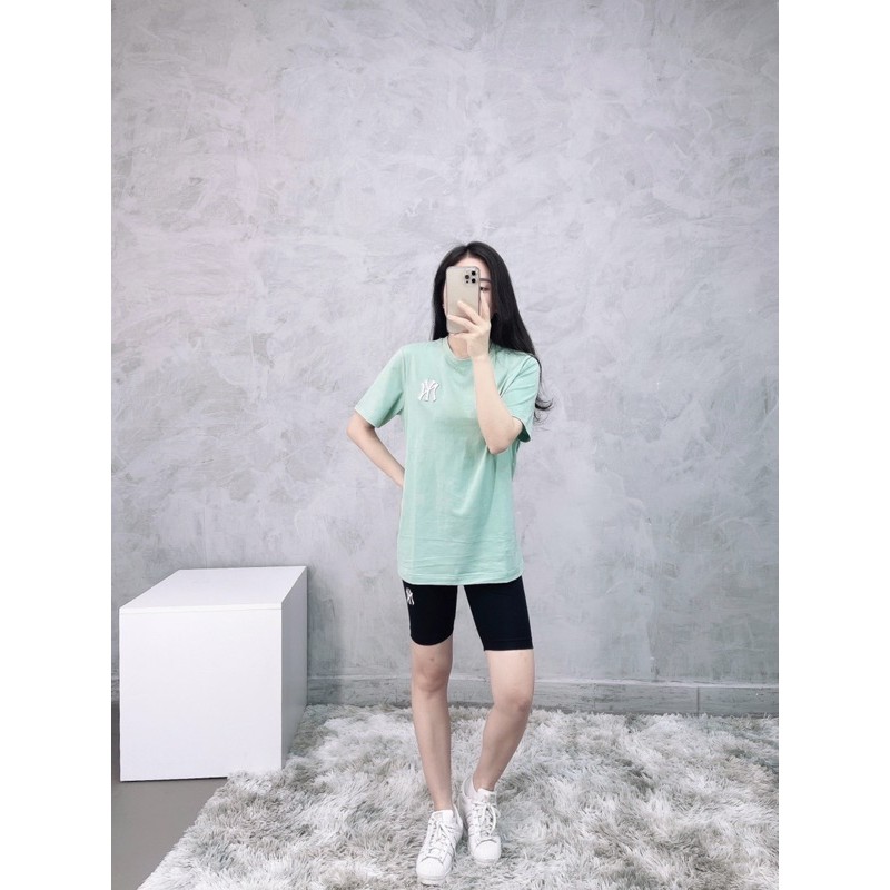 Áo thun thể thao Nam /Nữ xanh bạc hà , Áo phông unisex N/Y