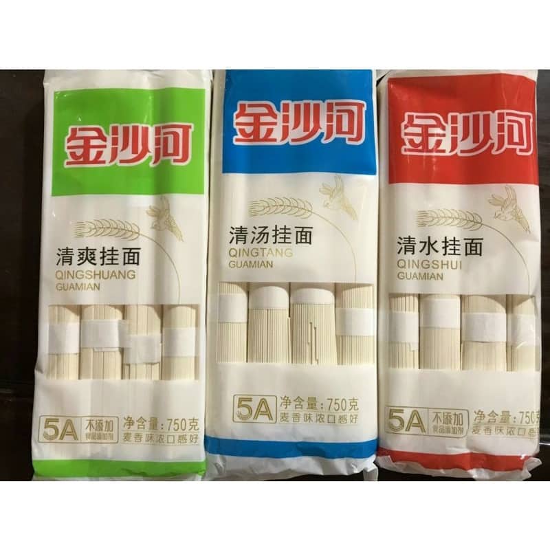 Mì sợi JinShaHe 750gr,( Mì thanh mì lúa mạch trung quốc)