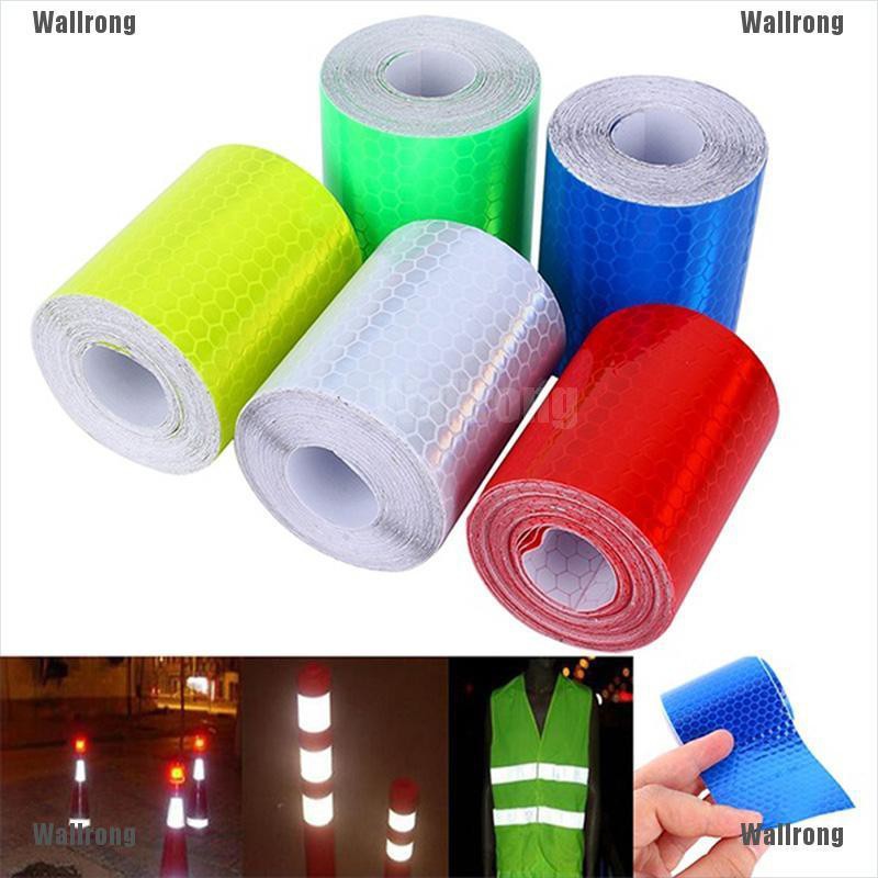 Cuộn băng keo dán phản quang cảnh báo an toàn cho xe hơi xe tải 1m*5cm | BigBuy360 - bigbuy360.vn