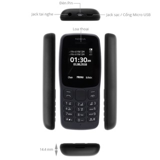 Điện thoại Nokia 106 (2018) Dual Sim