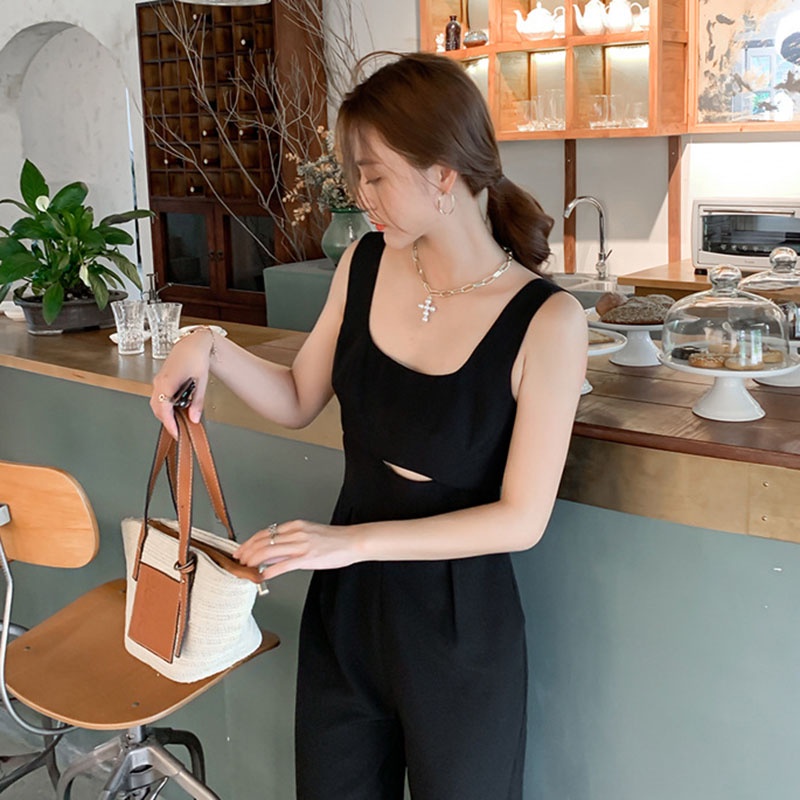 IELGY  Áo Liền Quần Giả Hai Mảnh Dáng Rộng Thời Trang Cho Nữ