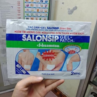 ( Sỉ - lẻ) Salonsip Gel Patch 2 miếng/gói