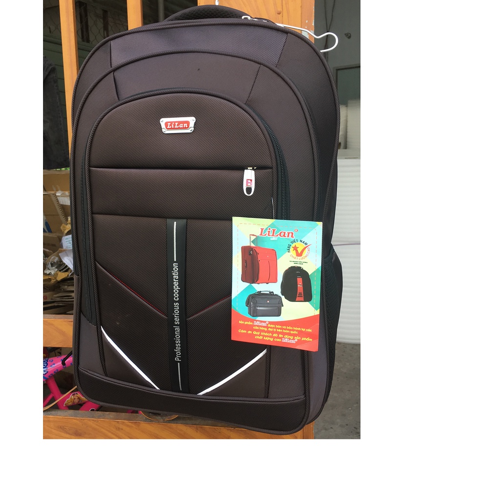 Size 57x40cm BALO LAPTOP SIÊU LỚN LILAN KLONG KING mẫu số 1 - Balo siêu to khổng lồ - Balo du lịch phượt - AT03