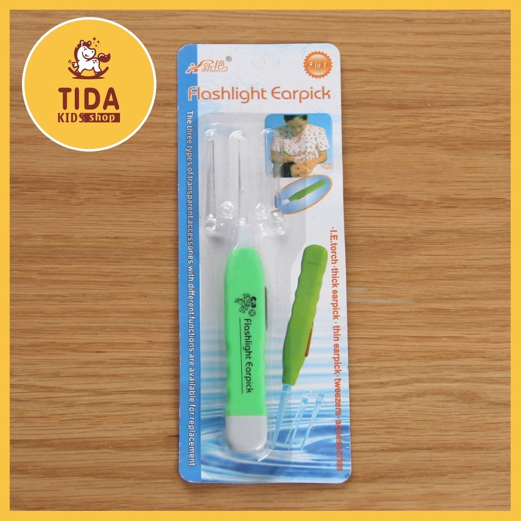 Cây Lấy Ráy Tai ⚡ HOT TREND ⚡ Có Đèn Led Tiện Dụng Chất Lượng cao, Đồ Gia Dụng TiDa Kids Shop