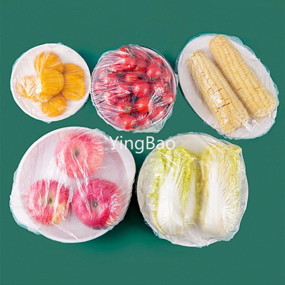 Set 100 Vỏ Bọc Bảo Vệ Thực Phẩm Để Tủ Lạnh Sử Dụng Một Lần Tiện Lợi