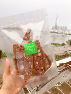 Bánh Biscotti vị chocolate