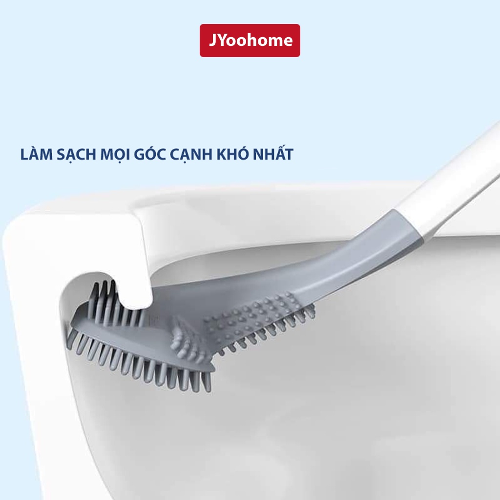 Chổi Cọ Nhà Vệ Sinh, Cây Cọ Toilet Bồn Cầu Bằng Silicon Mẫu Mới