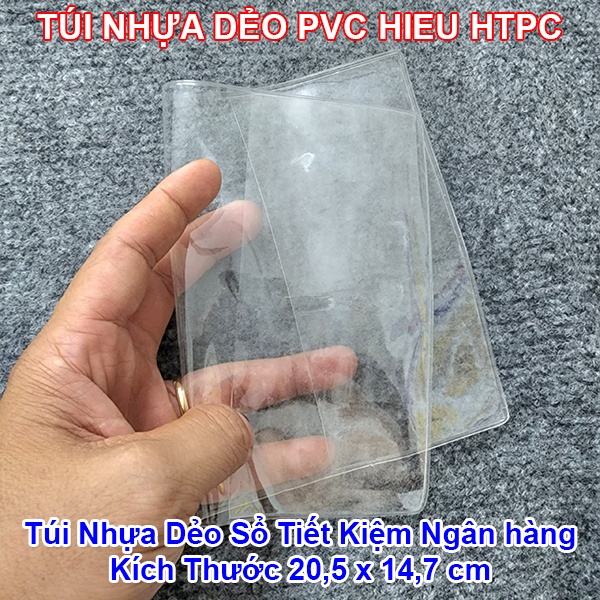 Túi nhựa dẻo PVC bảo vệ sổ tiết kiệm ngân hàng