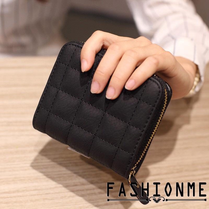ღ𝓂ℰWomen Mini Wallet Zipper Card Holder Coin Purse Small Leather Clutch Bag Handbag