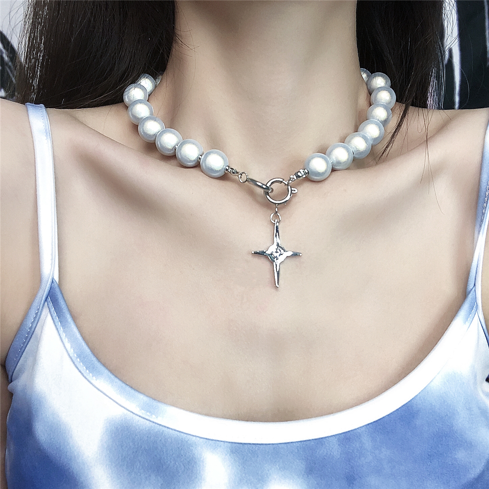 vòng cổ Mặt Hình Ngôi Sao Đính Đá Thời Trang Cho Nữ