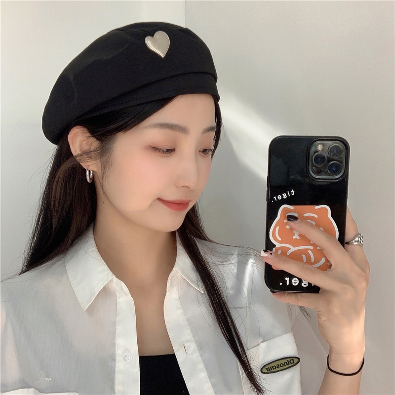 Mũ Beret Mỏng Thoáng Khí Phong Cách Nhật Bản Cá Tính