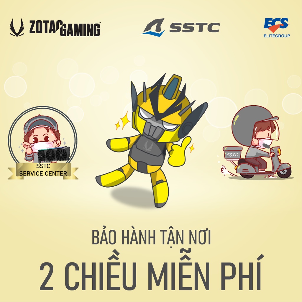 VGA Zotac GTX 1650 AMP Core 4GB GDDR6 128 bit - Hàng Chính Hãng