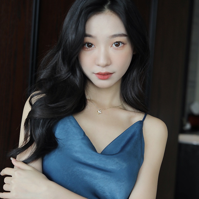 Vòng cổ Mặt Hình Cối Xay Gió Xoay Được Phong Cách Nhật Hàn Đơn Giản Thời Trang
