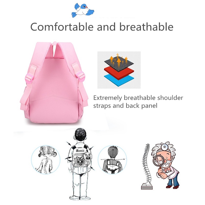 Balo cho bé trai bé gái đi học mẫu giáo mầm non cho bé từ 2 - 5 tuổi chống thấm nước, siêu nhẹ, kích thước nhỏ gọn