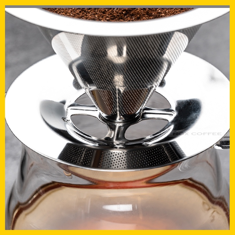 Phễu V60 Bằng Thép Hình Nón