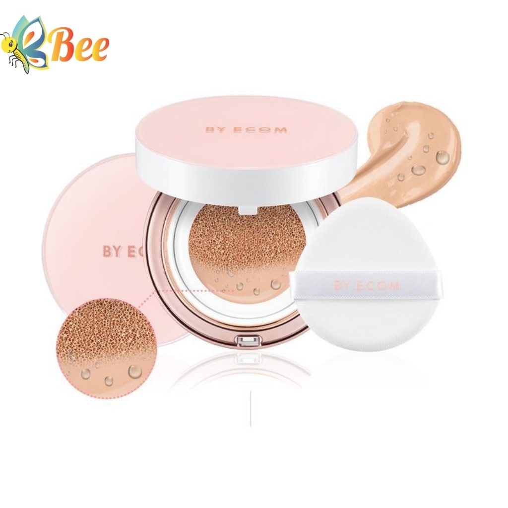 Phấn nước By Ecom Honey Glow Cover Cushion 12g #21 Light Beige #23 Natural Beige | BigBuy360 - bigbuy360.vn