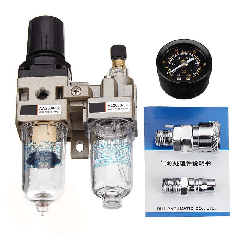 Van điều chỉnh áp suất khí nén CNZG AC2010-02 1/4&quot; BSP chuyên dụng