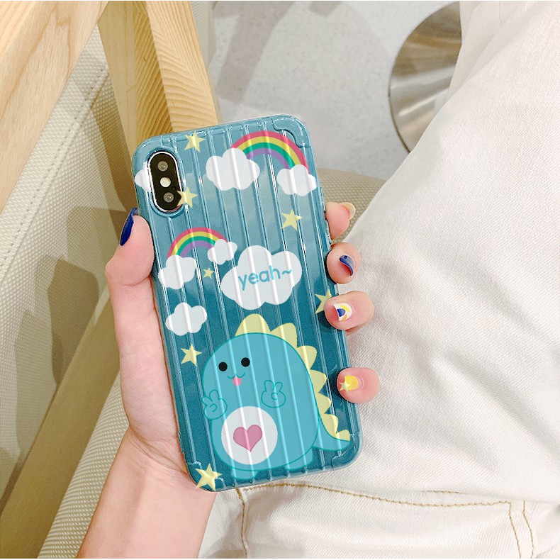 Ốp lưng iphone Khủng long Yeki sọc 3D chống va đập 5/5s/6/6plus/6s/6splus/7/7plus/8/8plus/x/xs/11/12/pro/max/plus/promax | BigBuy360 - bigbuy360.vn