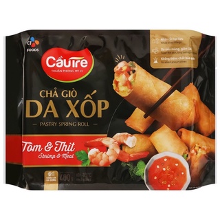 Chả giò da xốp tôm& thịt cầu tre 400g