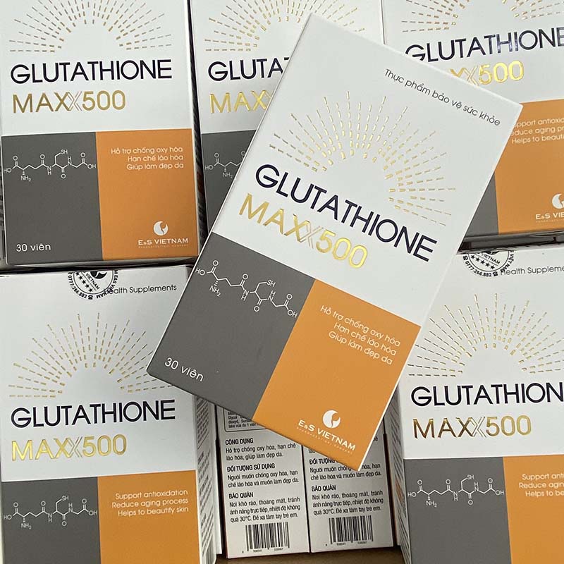 Combo Cải Thiện Tinh Trùng Dị Dạng Glutathione MAX 500 và Vitamin E 400IU - Hỗ Trợ Làm Sáng Da, Trắng Da