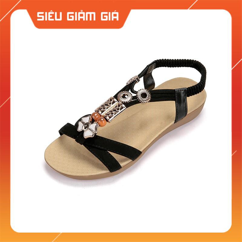 Sandal nữ đế thấp / Dép sandal du lịch