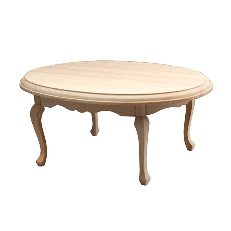 Bộ Bàn Ghế Nội Thất Xinh Xắn Cho Nhà Búp Bê Tỉ Lệ 1 / 12