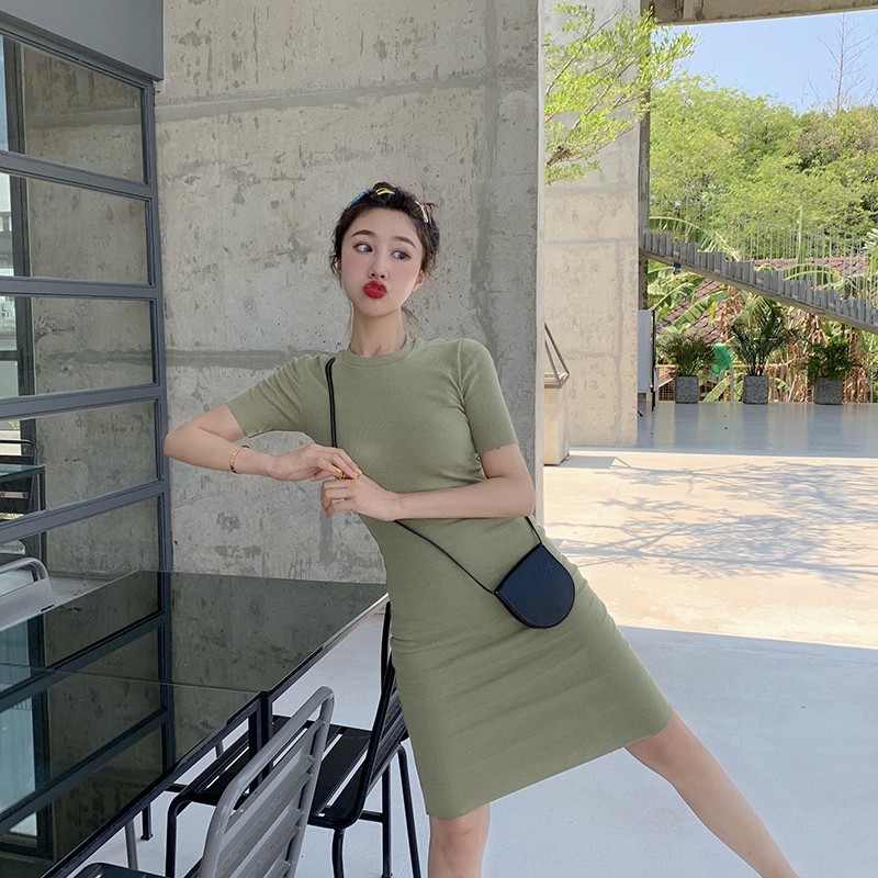 SUXI Đầm bó sát phong cách cổ điển quyến rũ cho nữ