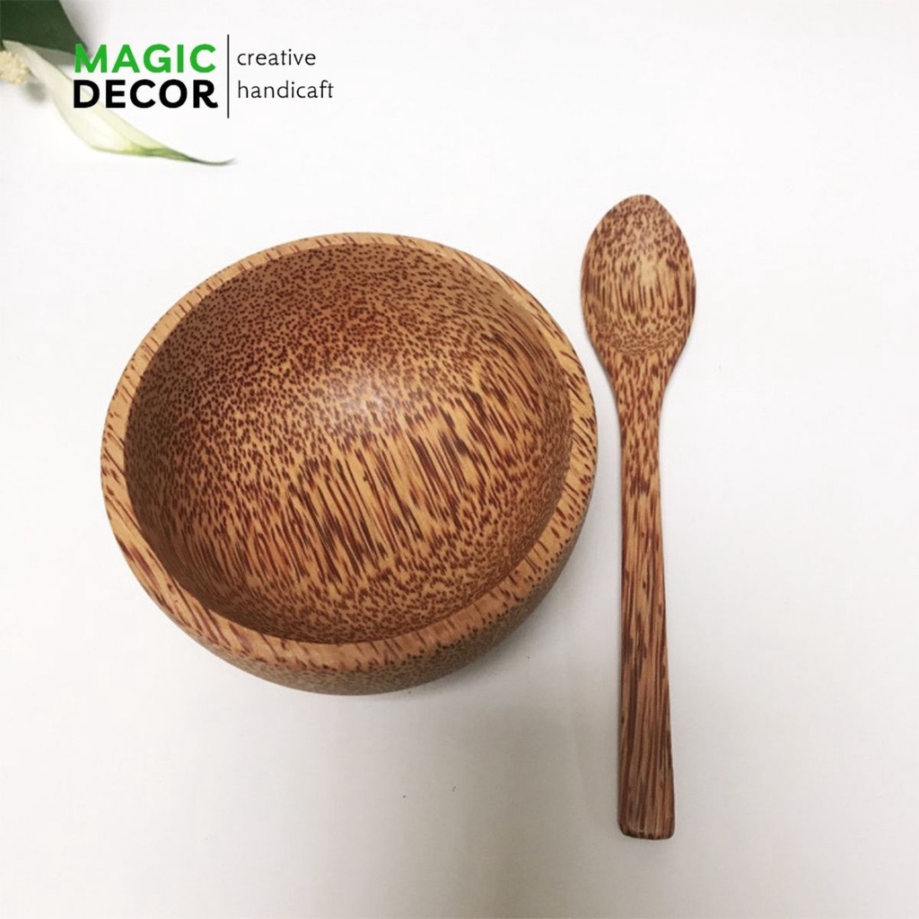 Chén đựng gia vị, nước chấm bằng gỗ dừa cao cấp MAGICDECOR