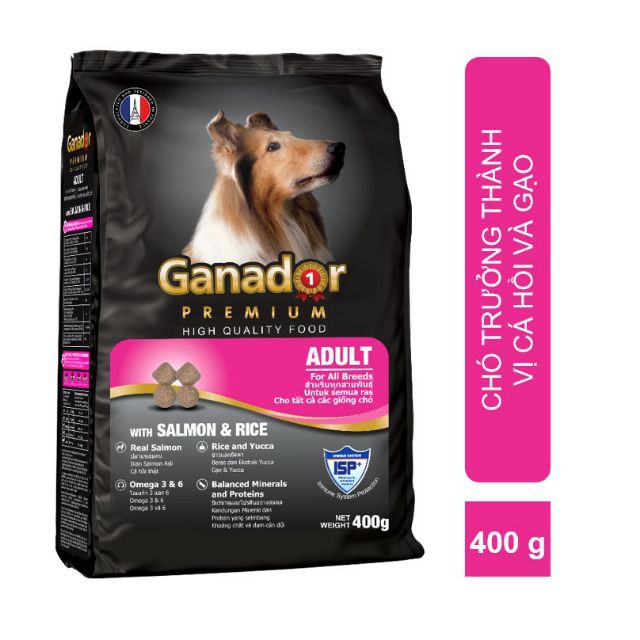Thức Ăn Dạng Hạt Ganador Dành Cho Mọi Giống Chó - 400GRAM
