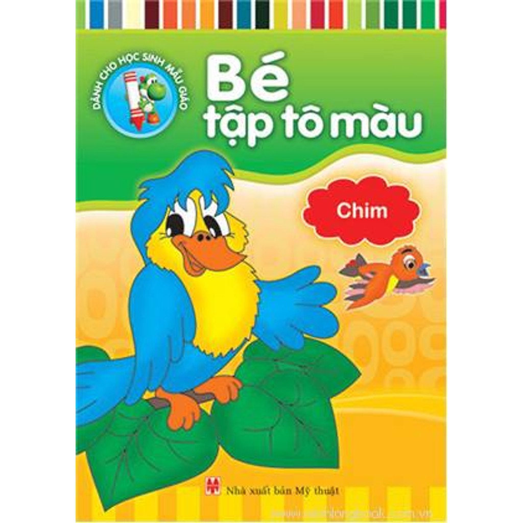 Sách Bé tập tô màu - túi 8 cuốn