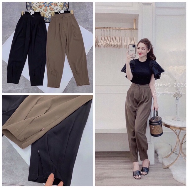 QUẦN BAGGY BO CHÂN KHOÁ GẤU