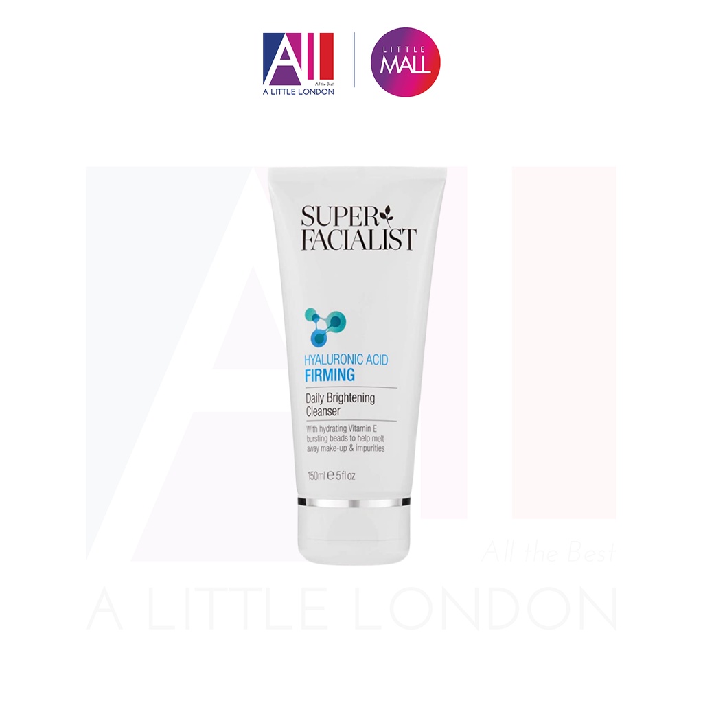 [TOP 1 SHOPEE] Sữa rửa mặt dưỡng ẩm Super Facialist Hyaluronic Acid Firming Daily Brightening Cleanser 150ml (Bill Anh)